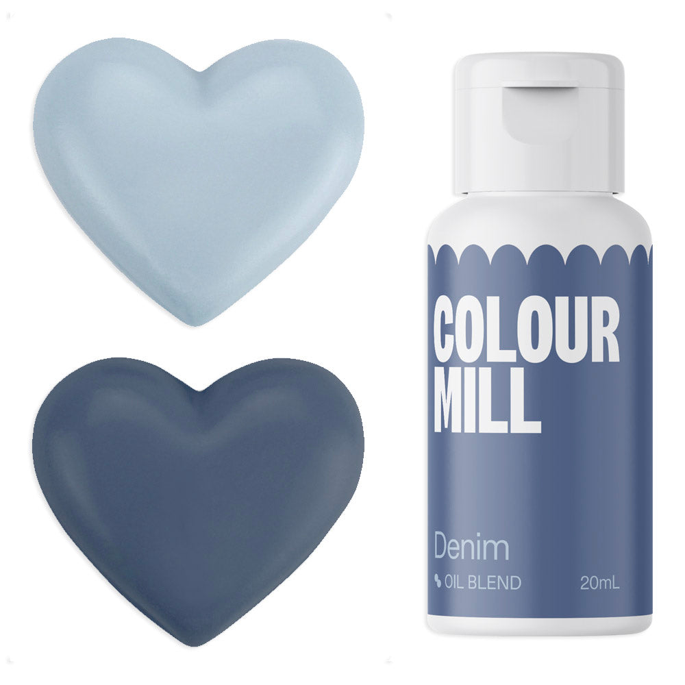 Denim Blue Colour Mill Oil Based Food Coloring
