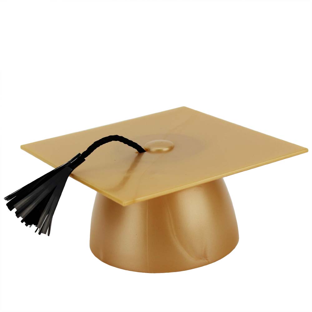 Gold Graduation Cap Cake Topper