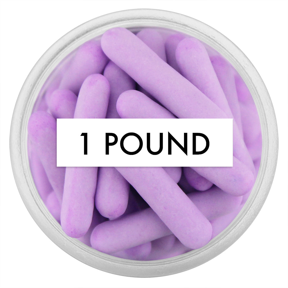 Light Purple Matte Rod Sprinkles 1 LB