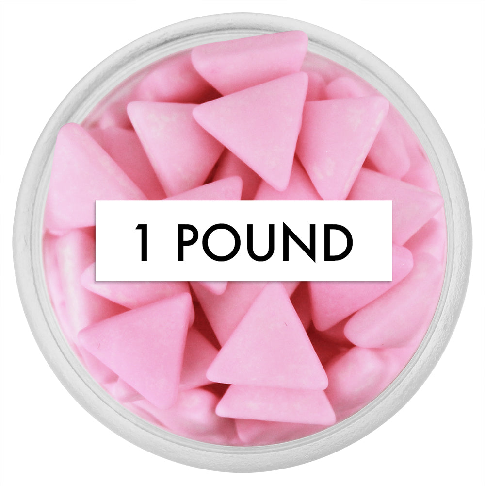 Light Pink Matte Triangle Candy Sprinkles 1 LB