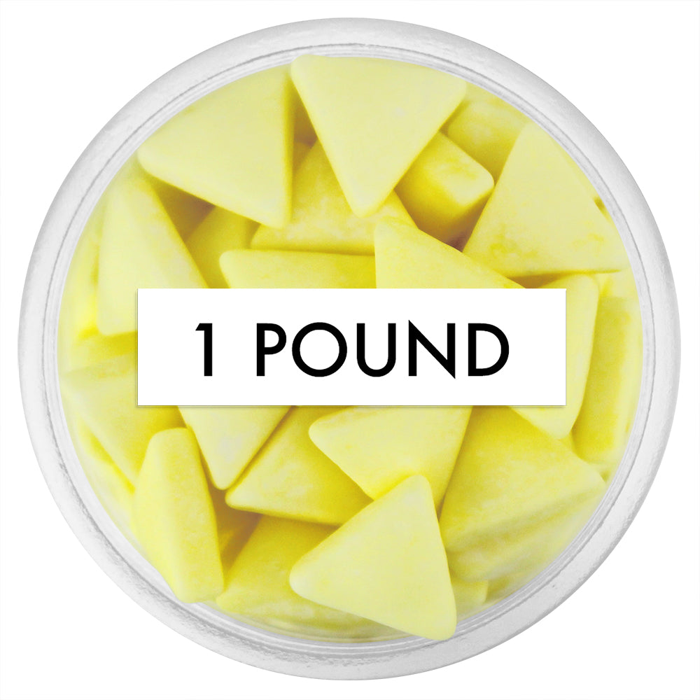 Light Yellow Matte Triangle Candy Sprinkles 1 LB