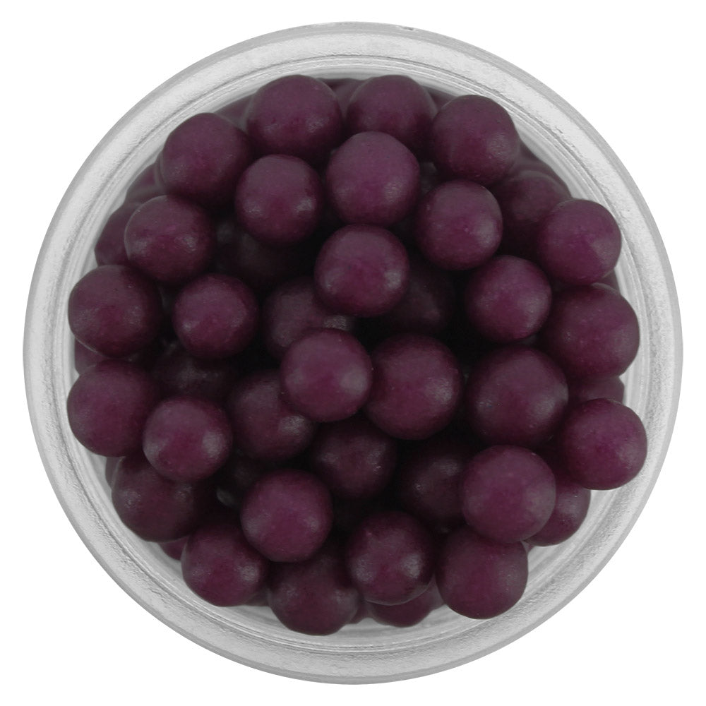 Matte Plum Purple Sugar Pearls 5-6MM