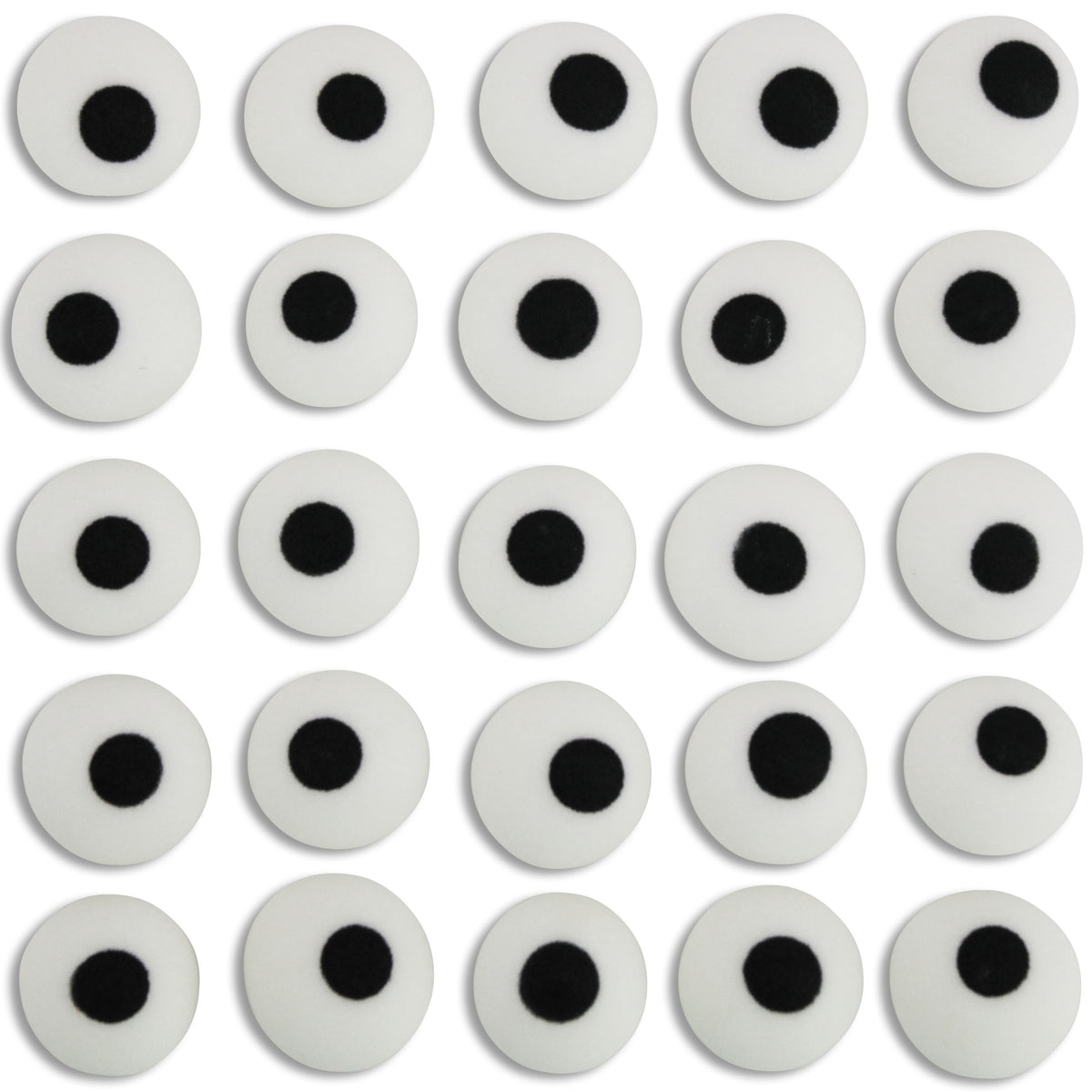 Medium White Royal Icing Eyes 50