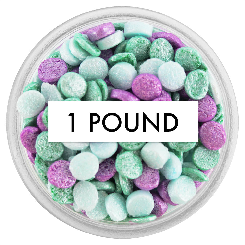 Mermaid Shimmer Confetti Dot Sprinkles 1 LB