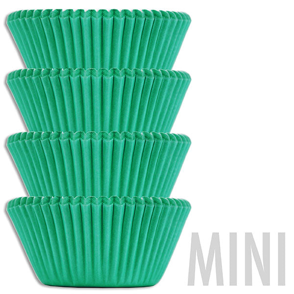 Mini Electric Green Baking Cups