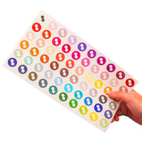 Colour Mill Oil Based Food Coloring Swatch Spots