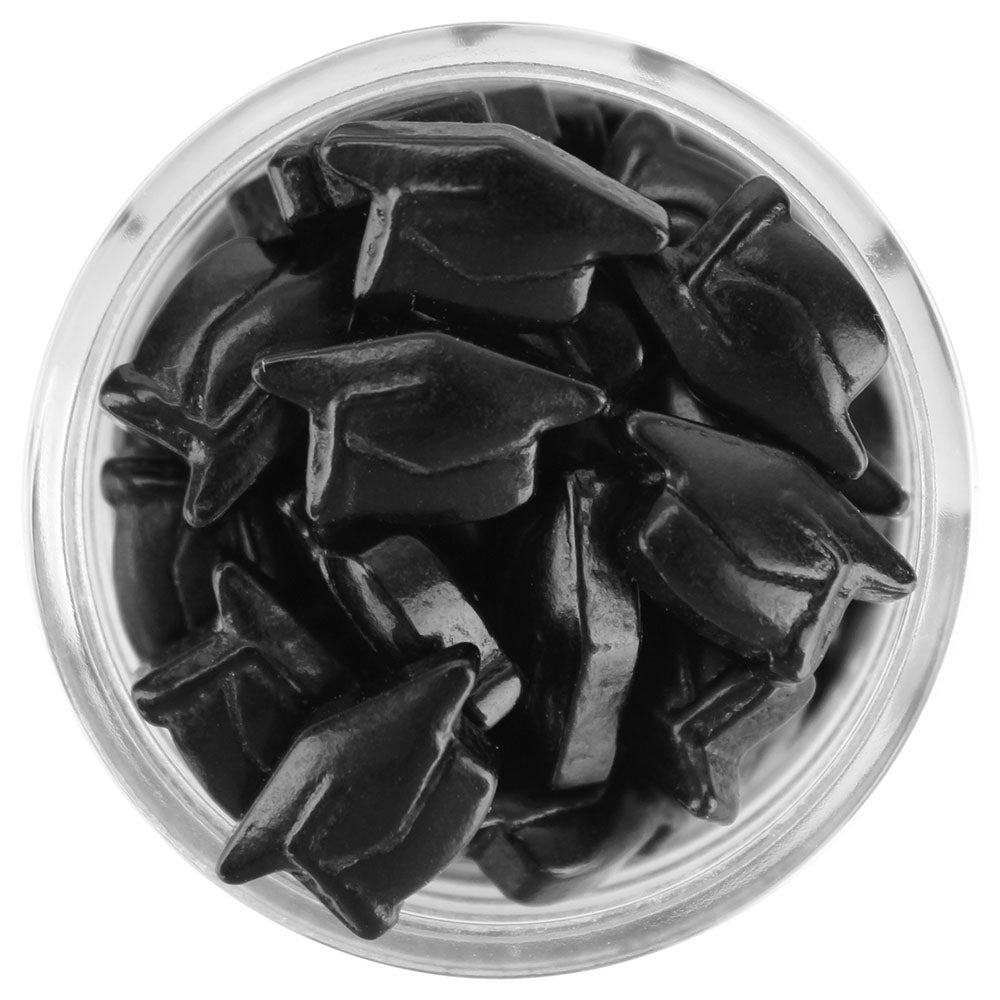 Black Graduation Hat Candy Sprinkles