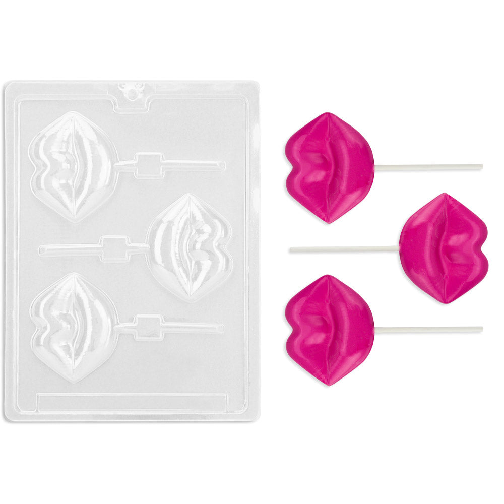 Large Lips Lollipop Chocolate Mold – Layer Cake Shop