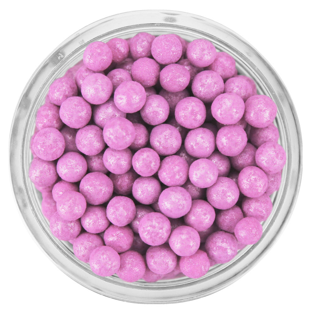 Pearly Mauve Sugar Pearls