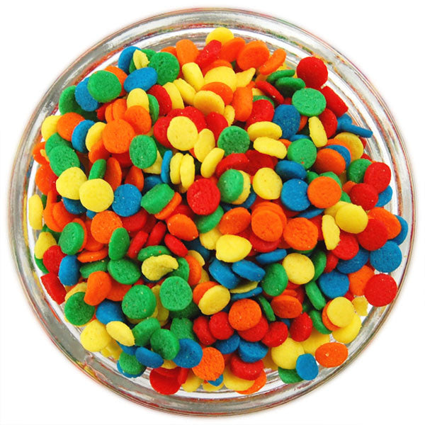 Rainbow Confetti Dot Sprinkles