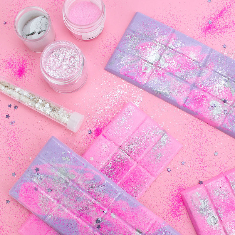 GLITTERY CHOCOLATE BARS