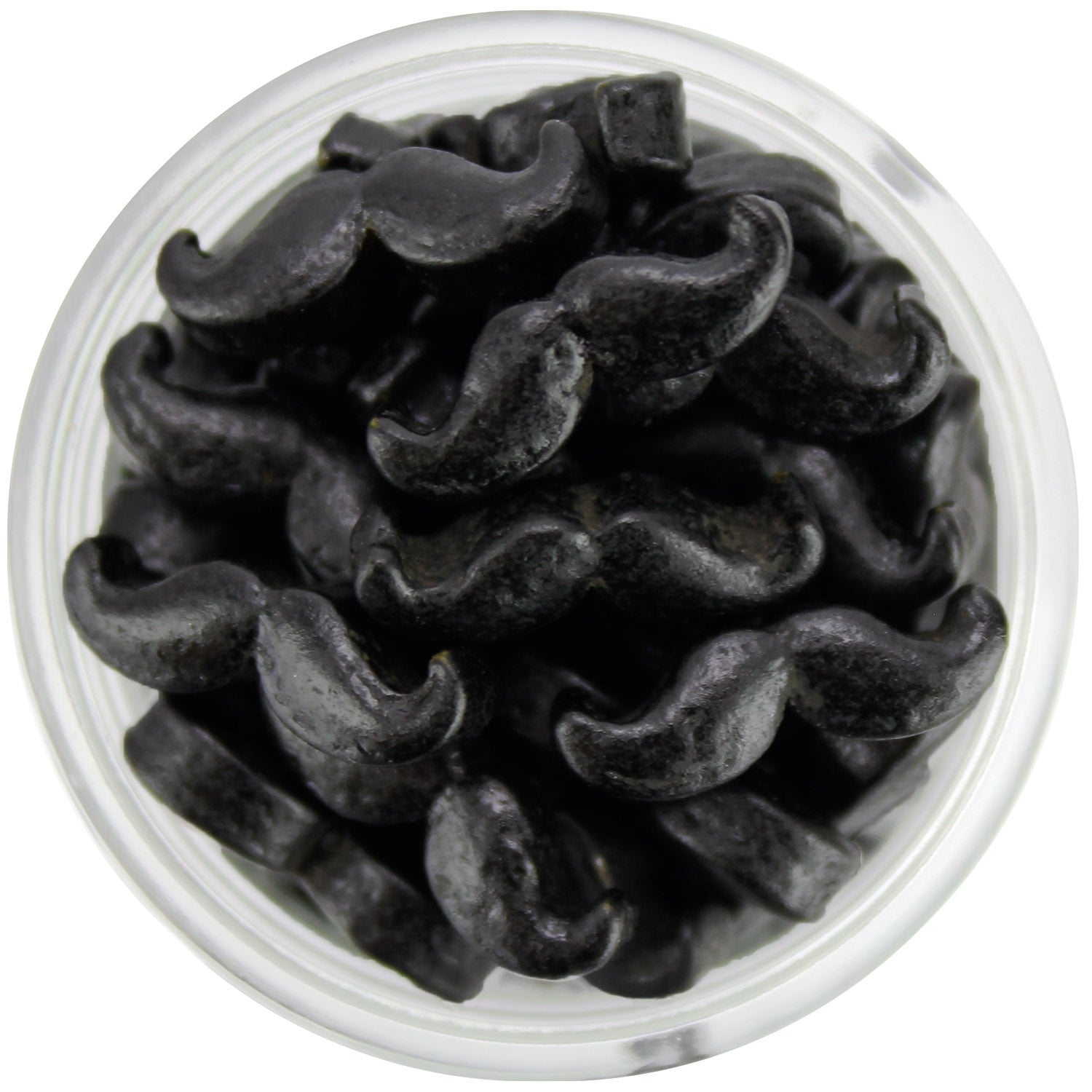 Shop Black Mustache Candy Sprinkles for Father Day Decorating – Layer ...