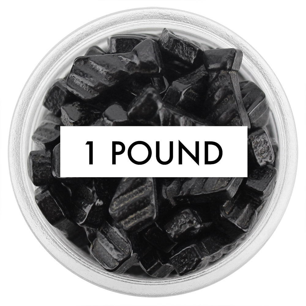 Black Necktie Candy Sprinkles 1 LB