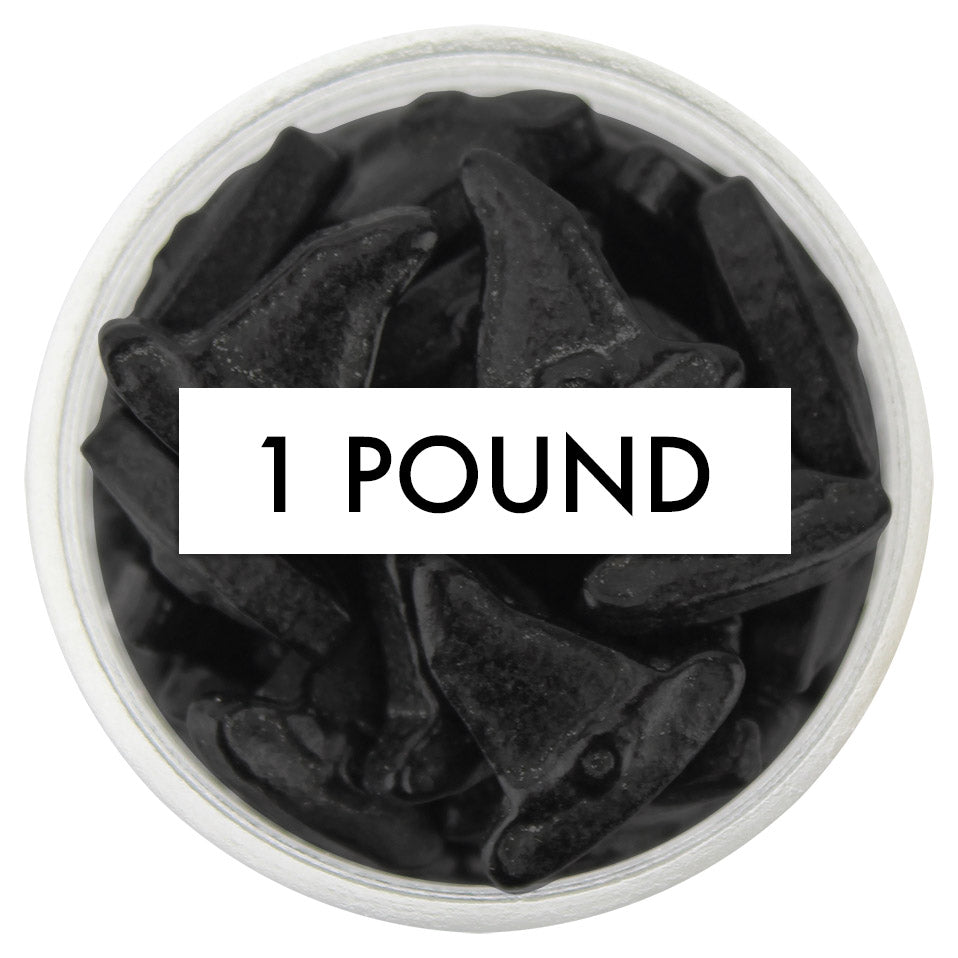 Black Witch Hat Candy Sprinkles 1 LB