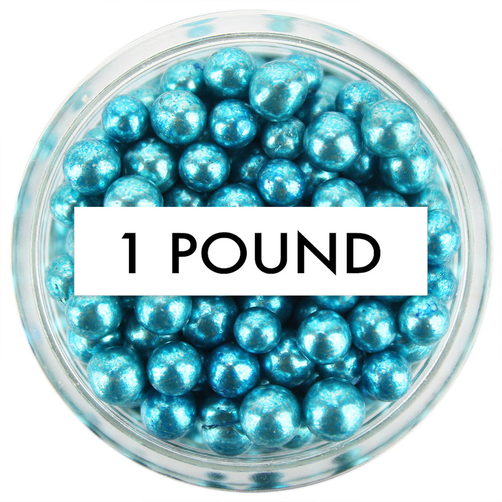 Blue Dragees 4MM 1 LB