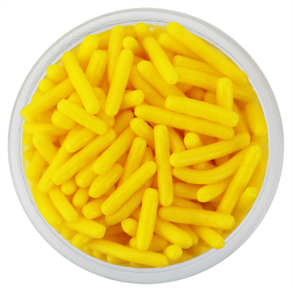Bright Yellow Thin Jimmies