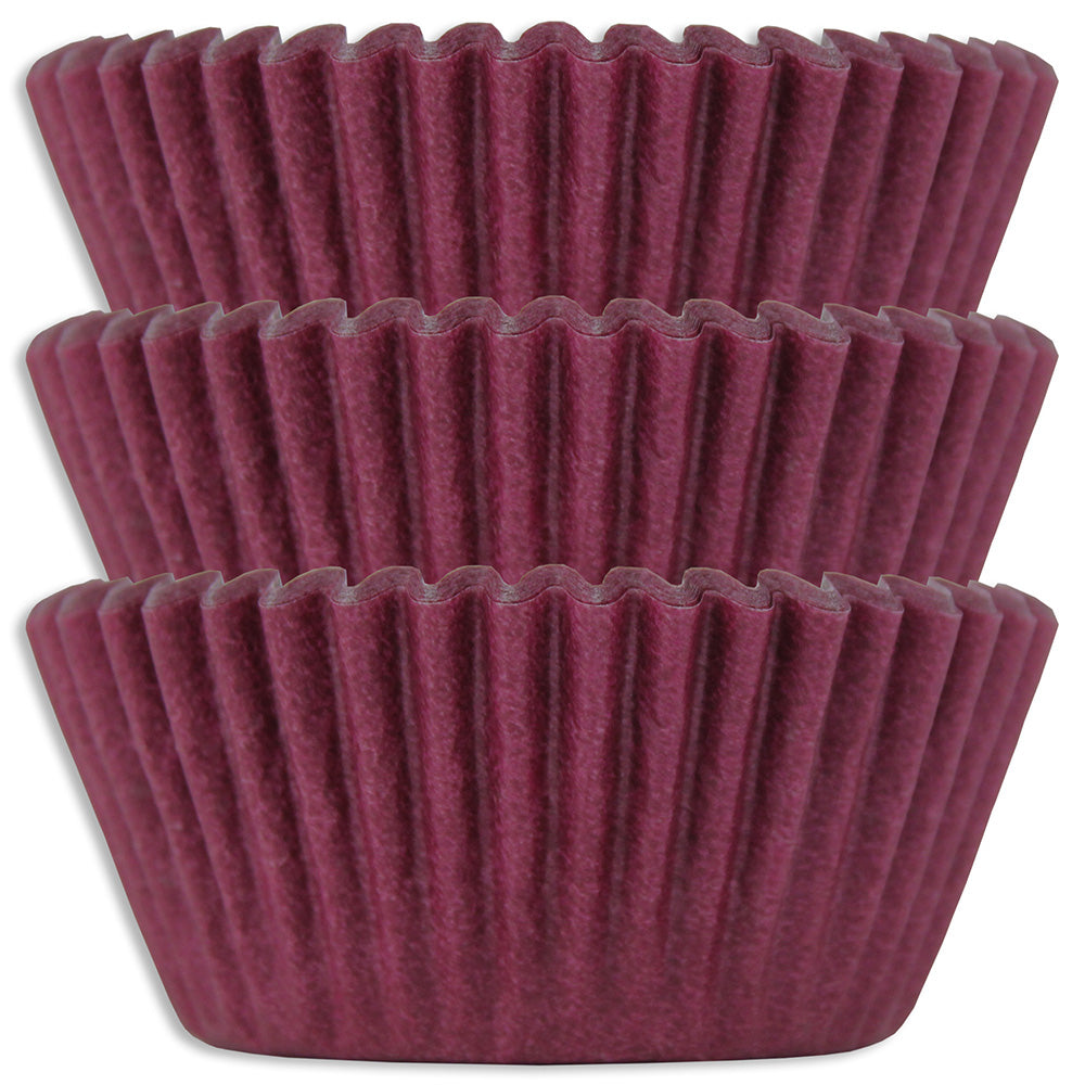 Burgundy Baking Cups