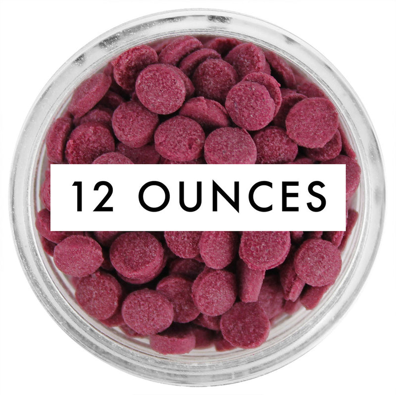 Burgundy Confetti Dot Sprinkles 12 OZ