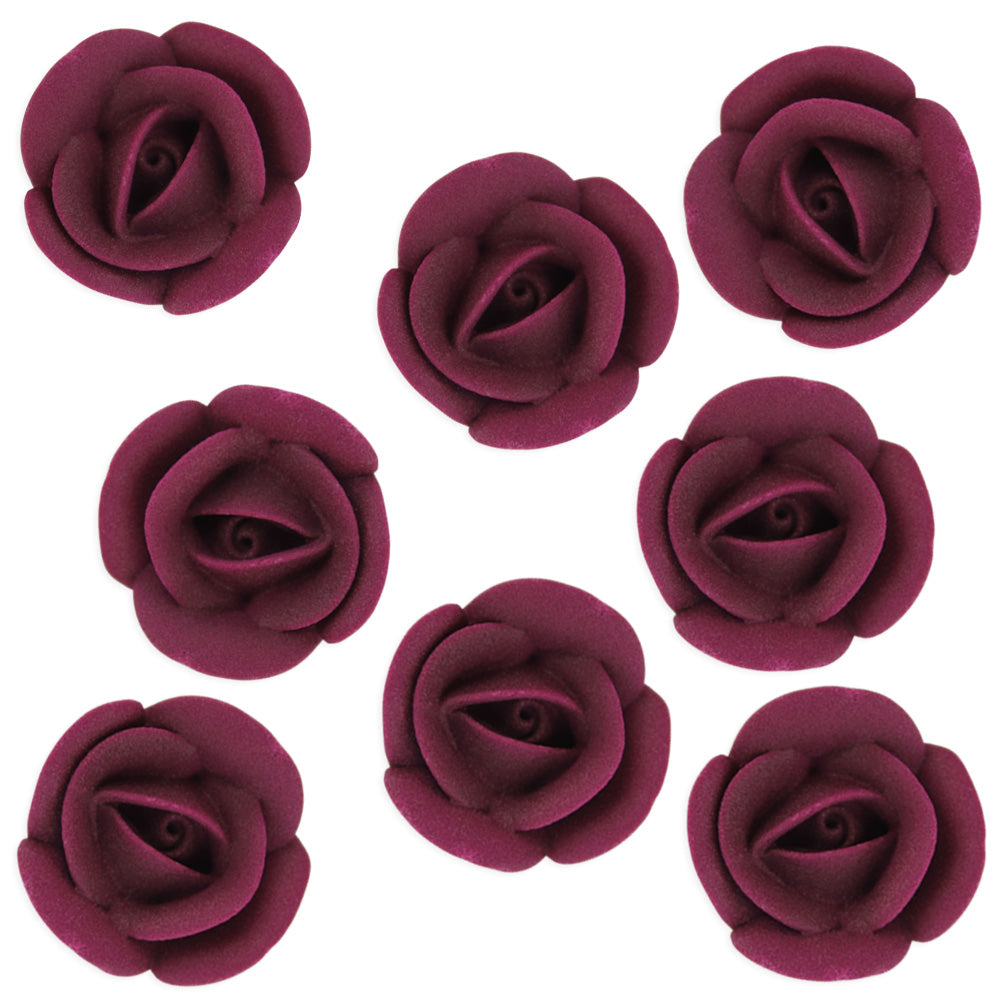 Burgundy Icing Roses