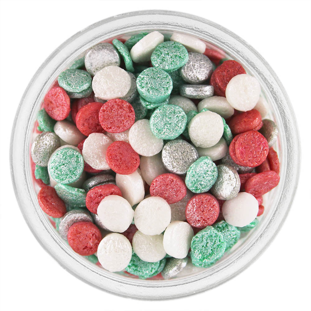 Christmas Shimmer Confetti Dot Sprinkles