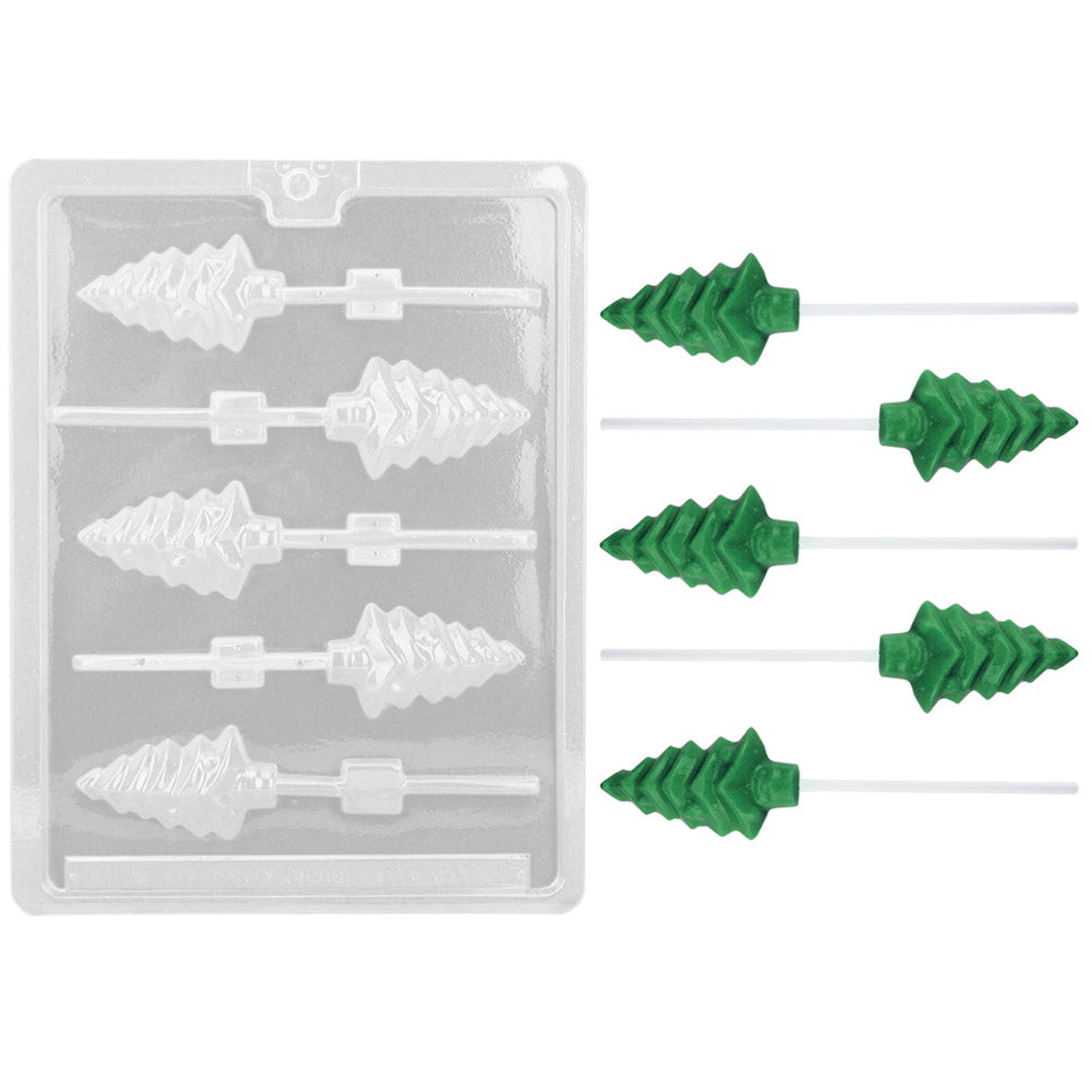 Christmas Tree Lollipop Chocolate Mold