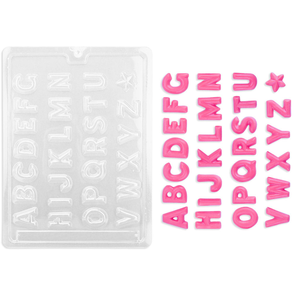 Classic Alphabet Chocolate Mold