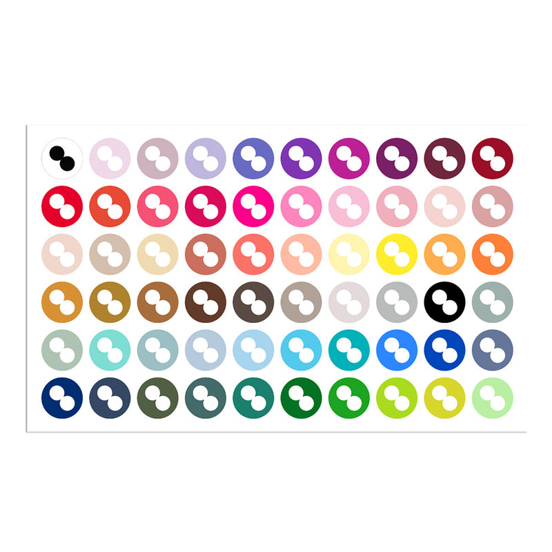 Colour Mill Oil Based Food Coloring Swatch Spots