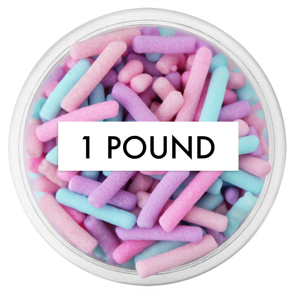 Cotton Candy Jimmies Blend 1 LB