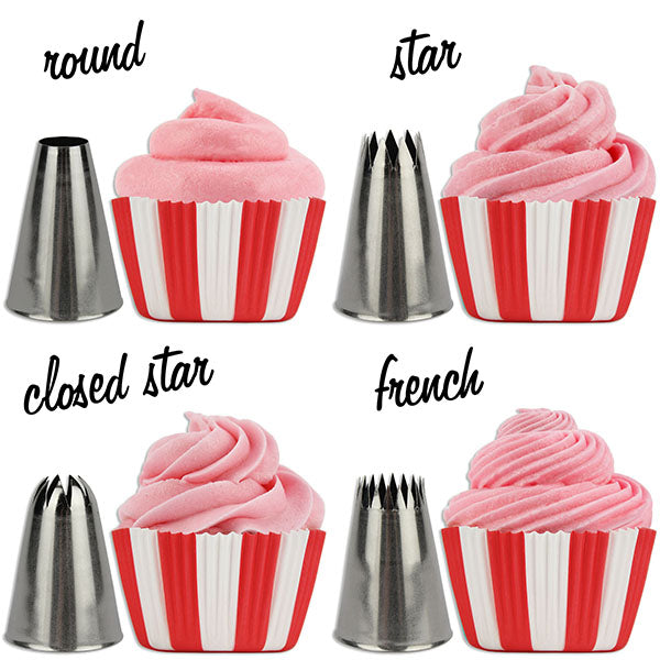 Cupcake Cake Decoration With Star Nozzle Cupcakes Wilton Tip 54