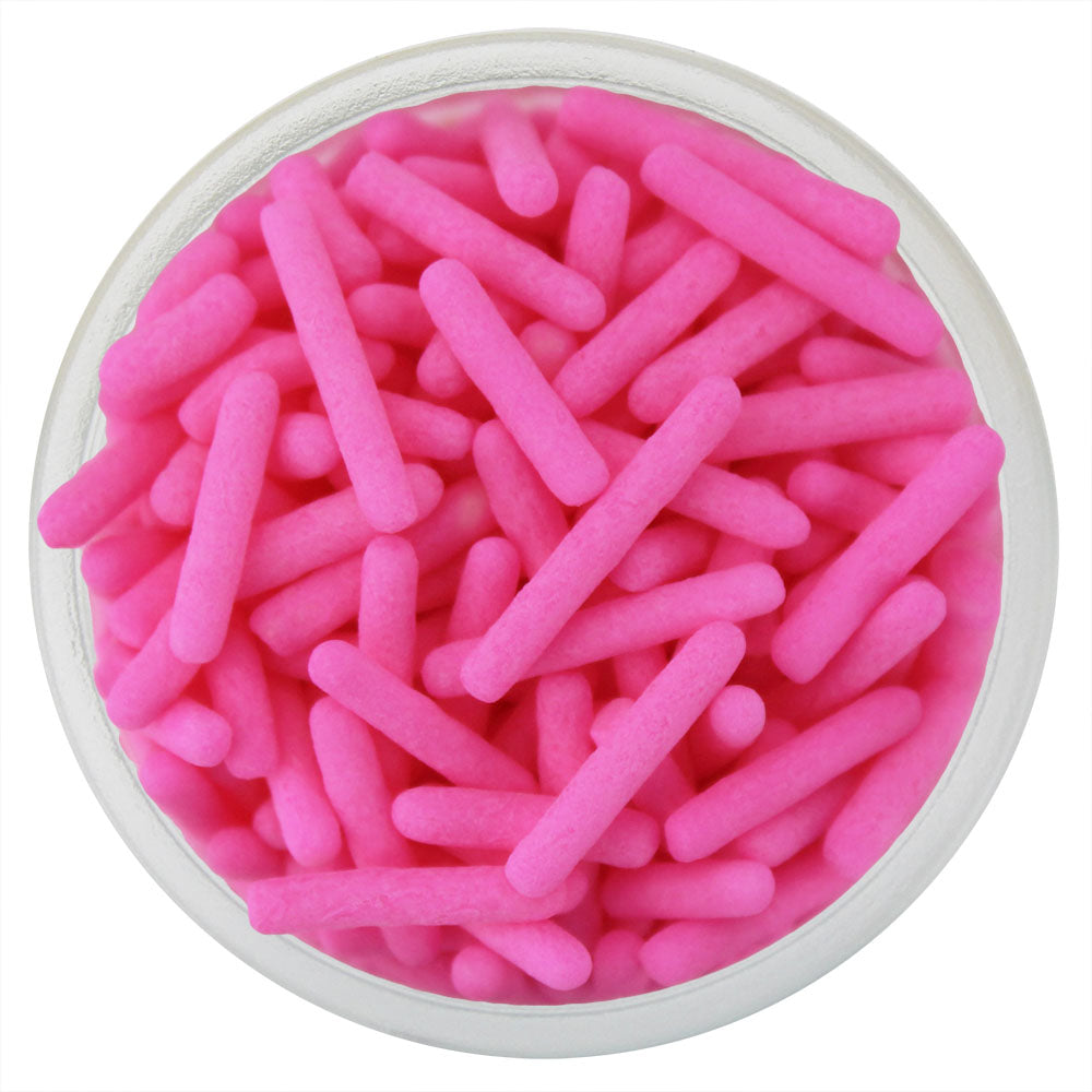 Deep BubbleGum Pink Thin Jimmies
