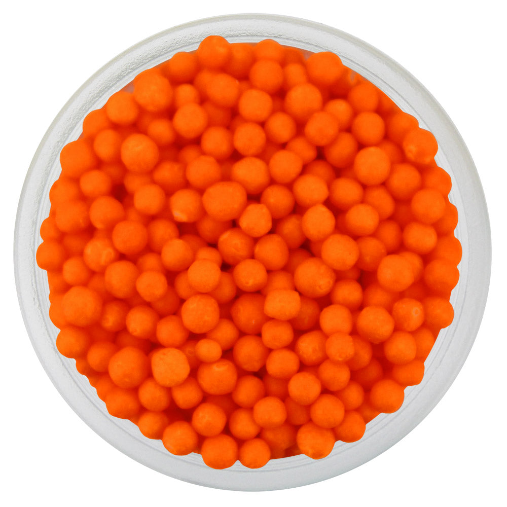 Deep Vivid Orange Jumbo Nonpareils