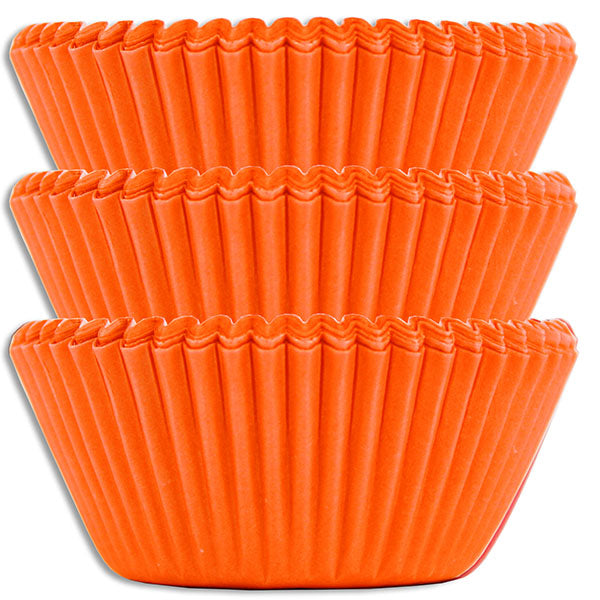 Electric Orange Baking Cups