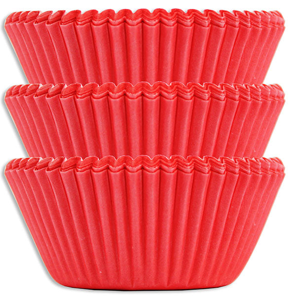 Electric Red Baking Cups