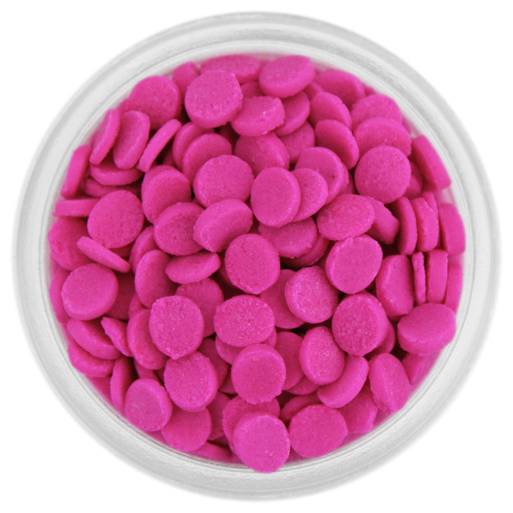 Fuchsia Confetti Dot Sprinkles