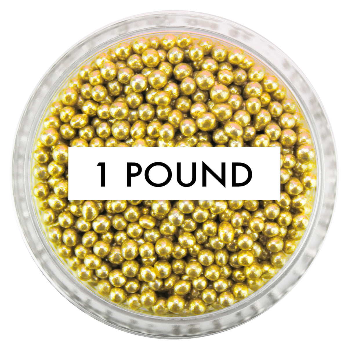 Gold Dragees 2MM 1 LB