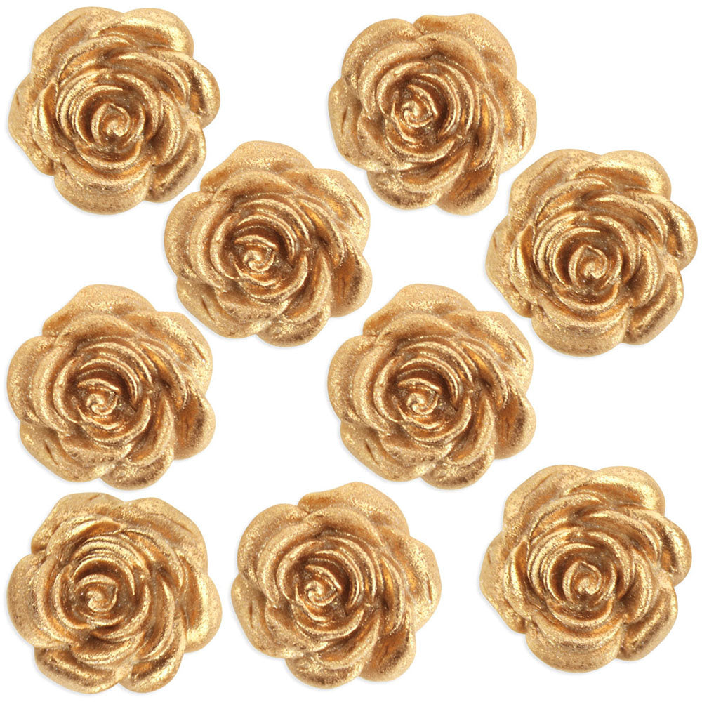 Gold Fondant Tea Roses