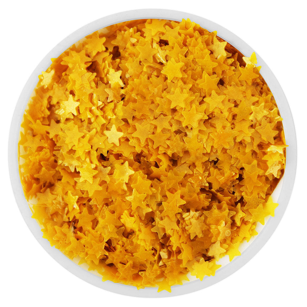 Gold Star Edible Glitter