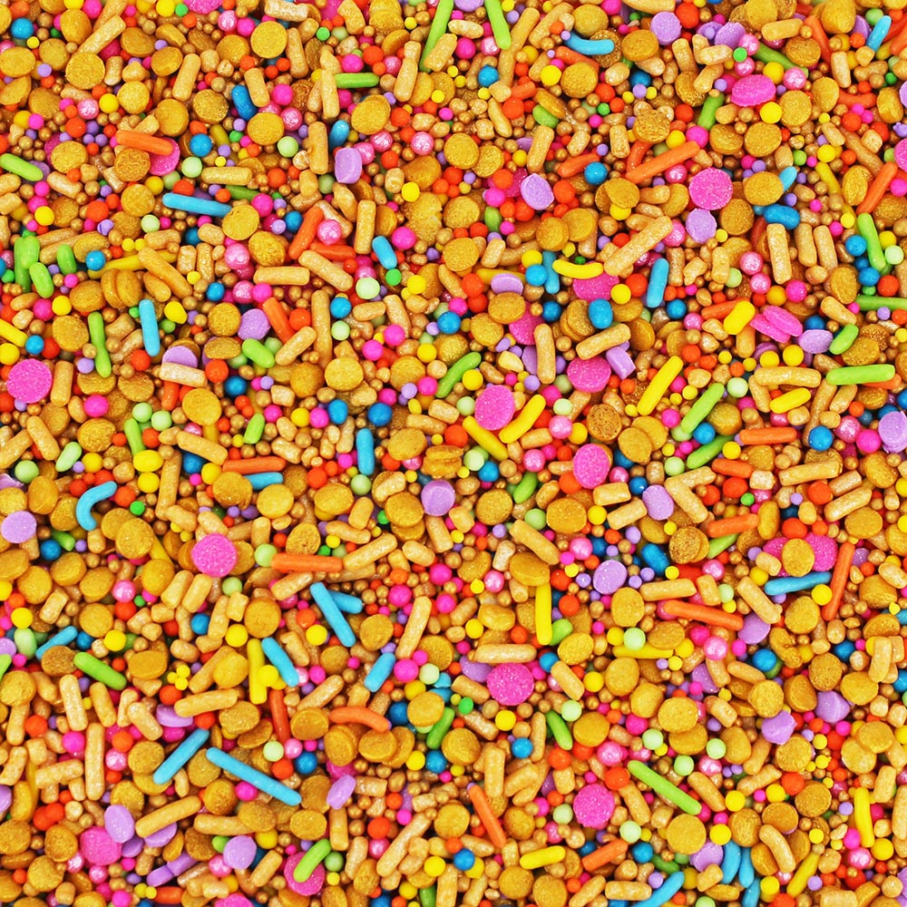 Golden Rainbow Sprinkle Blend