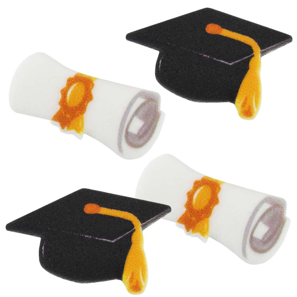 Graduation Cap & Scroll Sugars