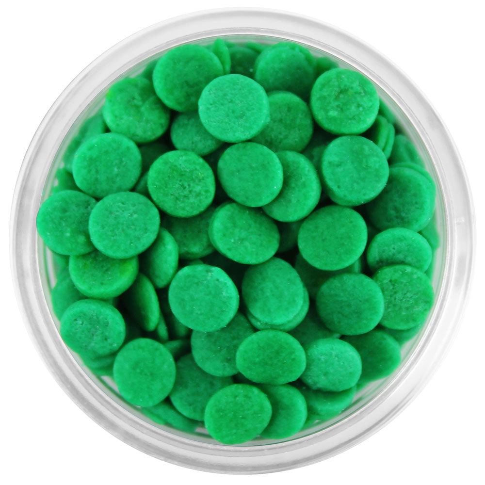 Green Confetti Dot Sprinkles