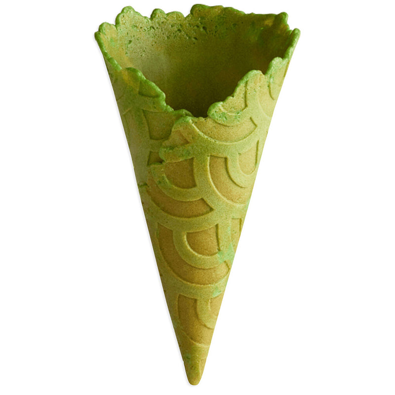 Green Matcha Ice Cream Cones