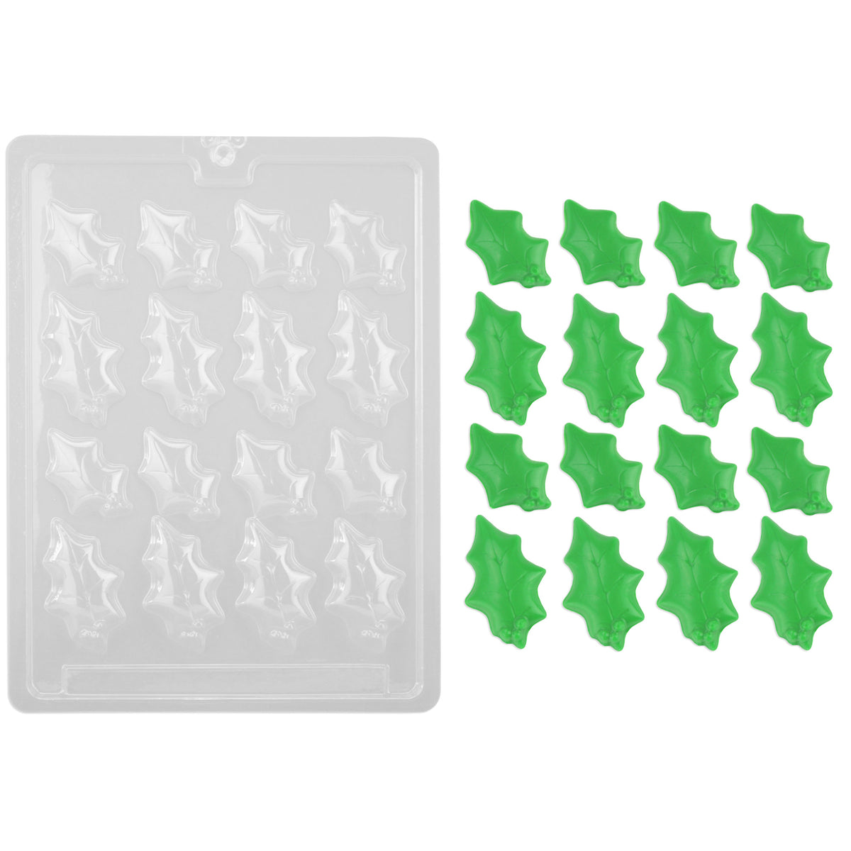 Holly Leaf Chocolate Mold