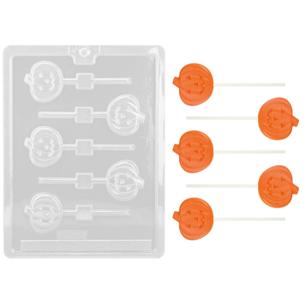 Jack O Lantern Lollipop Chocolate Mold