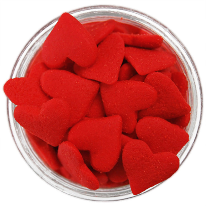 Jumbo Red Heart Sprinkles