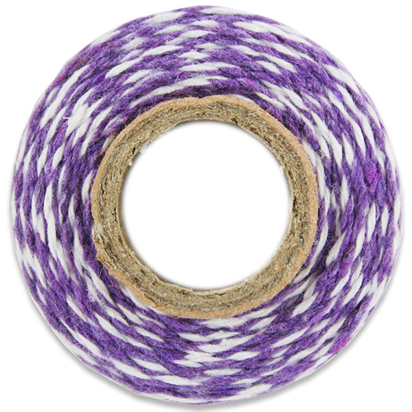 Purple Striped Bakers Twine