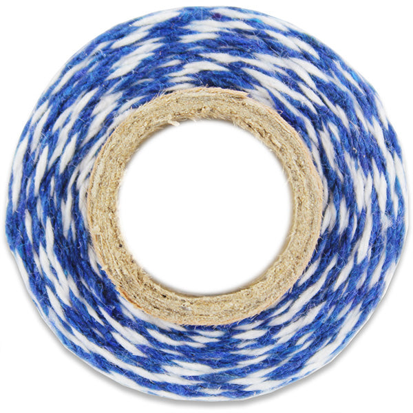 Royal Blue Striped Bakers Twine