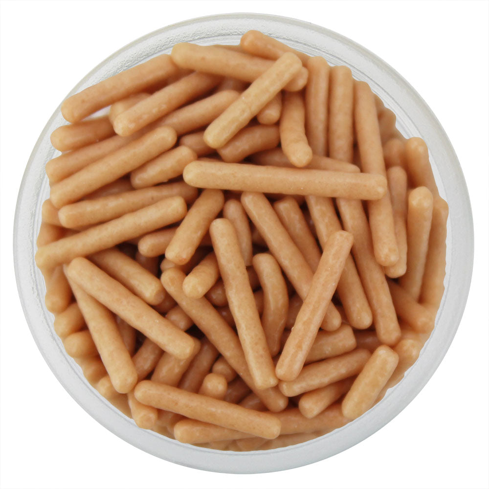 Light Butterscotch Brown Thin Jimmies