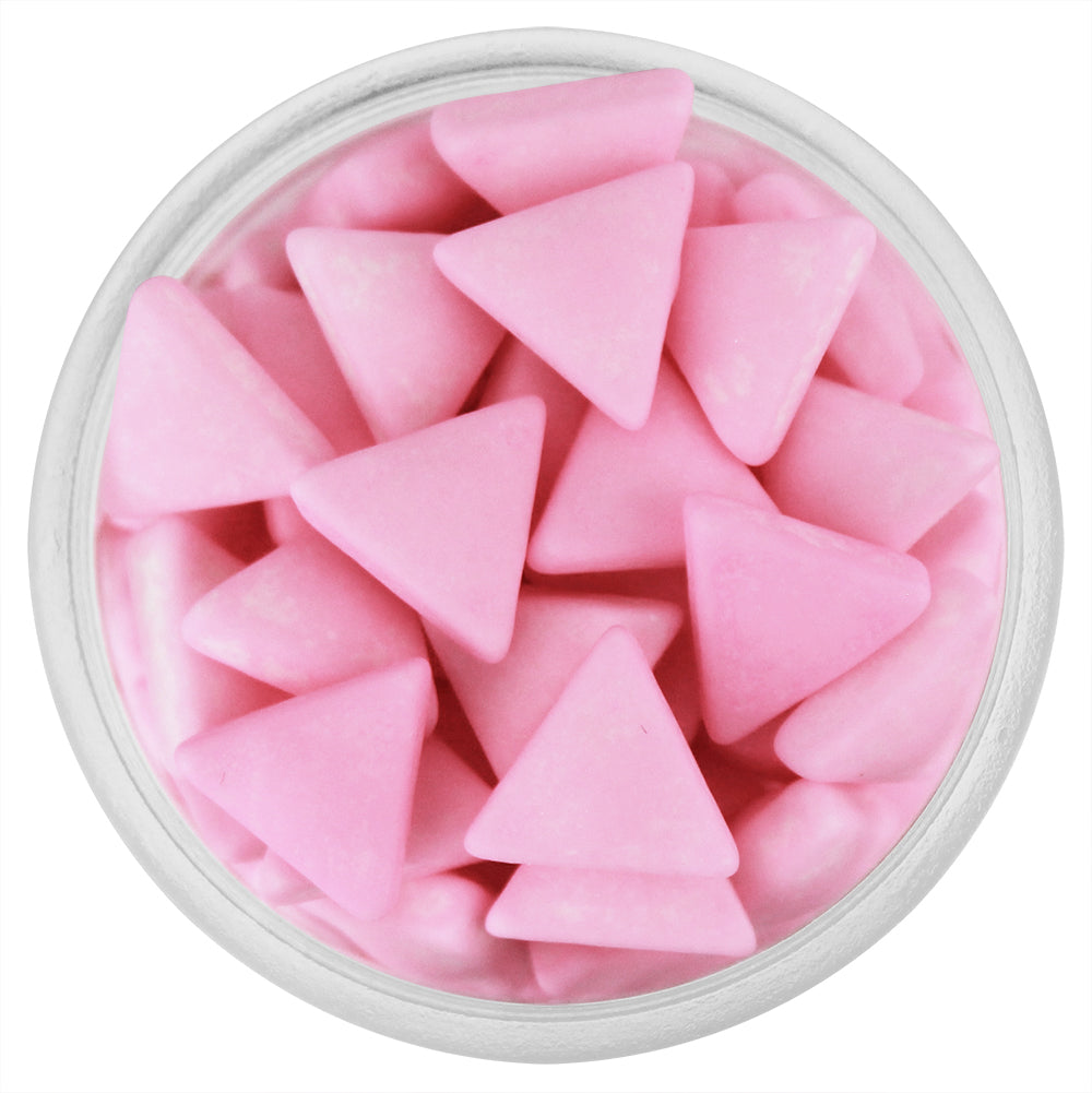 Light Pink Matte Triangle Candy Sprinkles