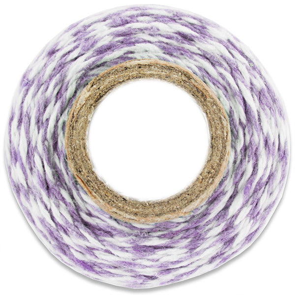 Light Purple Striped Bakers Twine