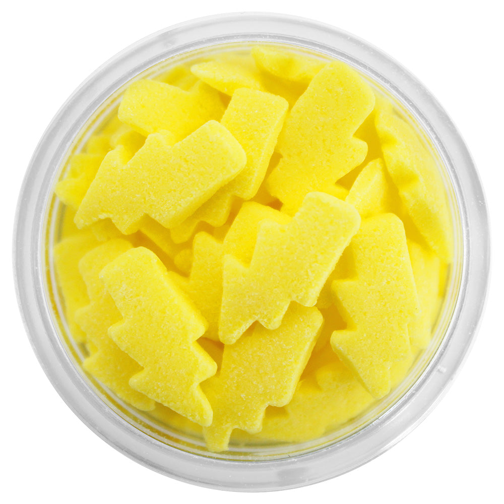 Yellow Lightening Bolt Sprinkles